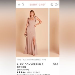 Birdy Grey Alex Convertible Dress